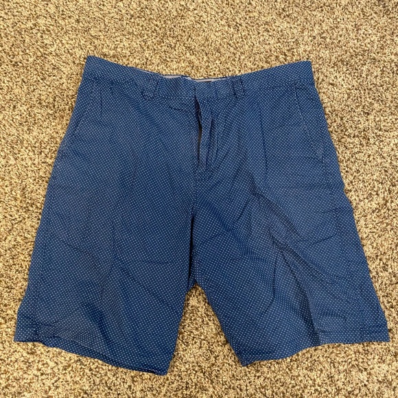J Crew Polka Dot Shorts 34 Blue - Picture 2 of 2